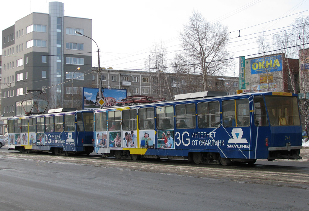 Yekaterinburg, Tatra T6B5SU # 741