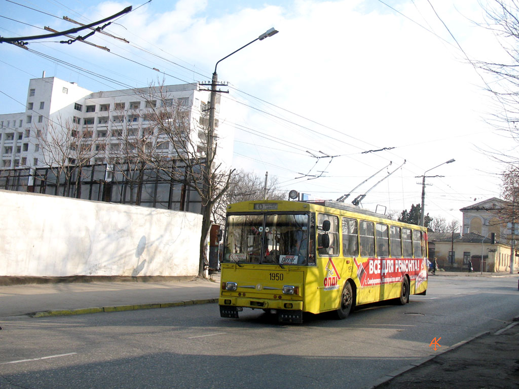 Крымский троллейбус, Škoda 14Tr06 № 1950