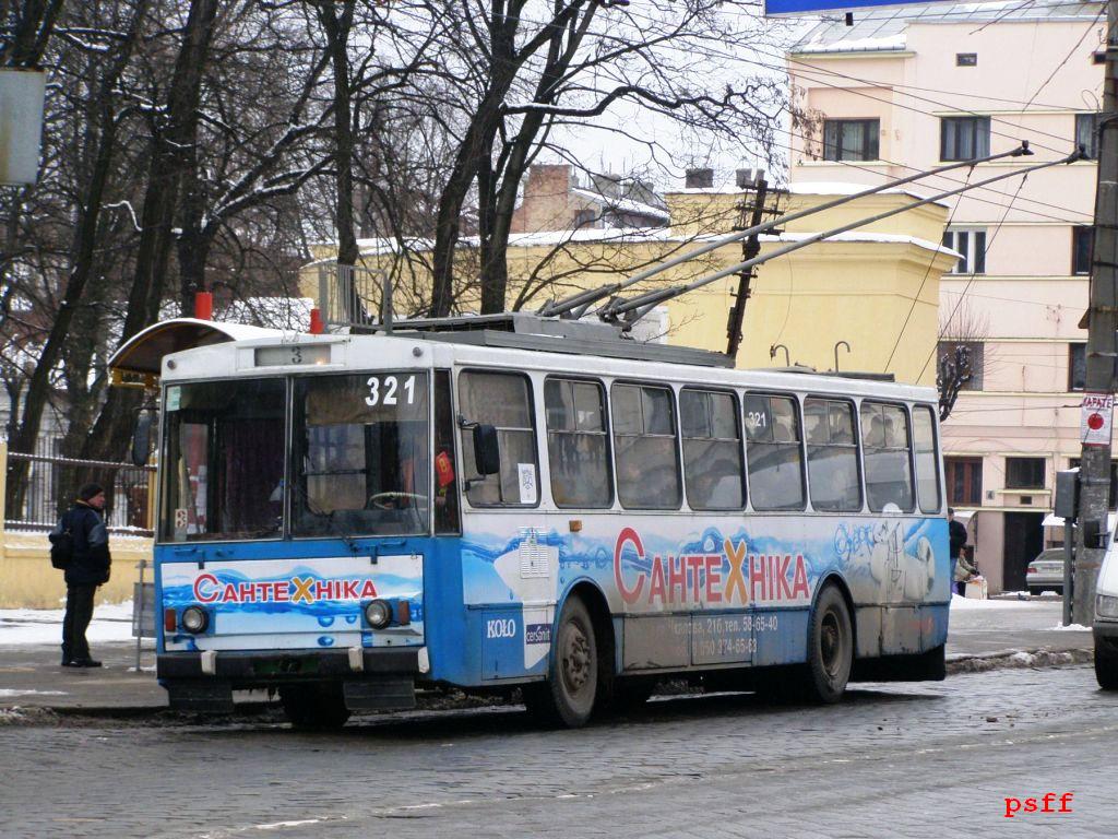 Черновцы, Škoda 14Tr89/6 № 321