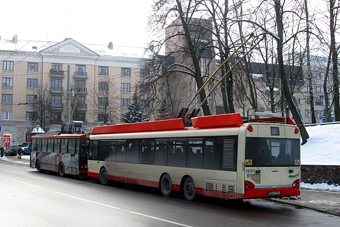 Вильнюс, Solaris Trollino II 15 AC № 1681