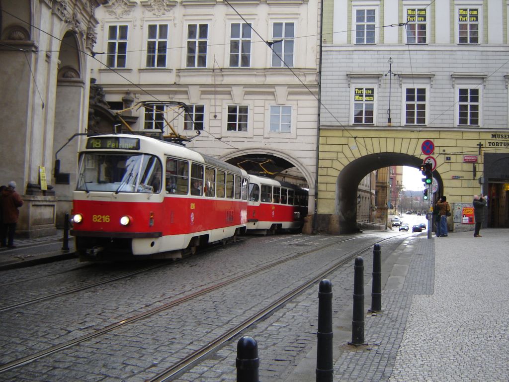 Прага, Tatra T3R.P № 8216
