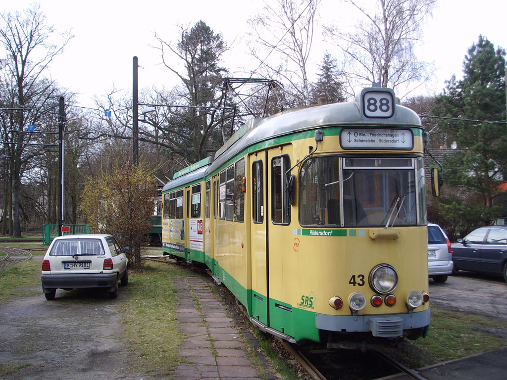 Schöneiche – Rüdersdorf, Duewag GT6ZR # 43