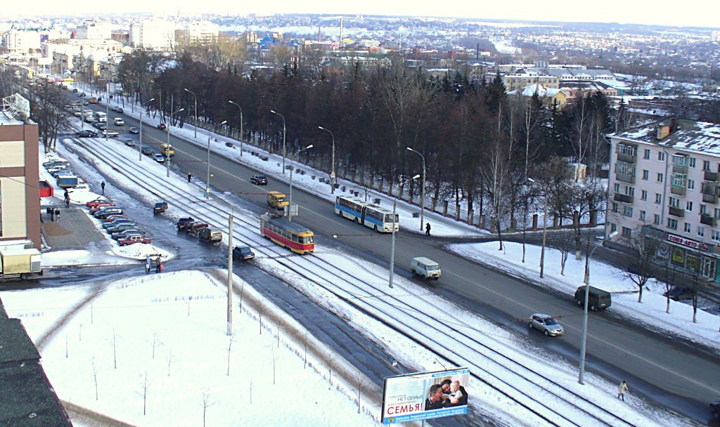奧廖爾 — Panoramic photos; 奧廖爾 — Tram lines