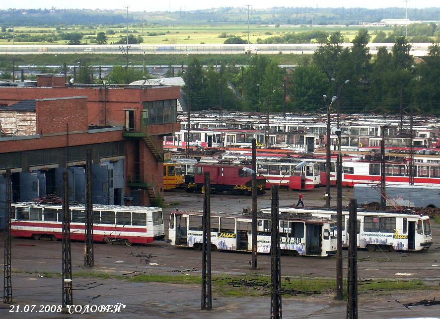 Sankt Peterburgas — Joint tramway-trolleybus depot