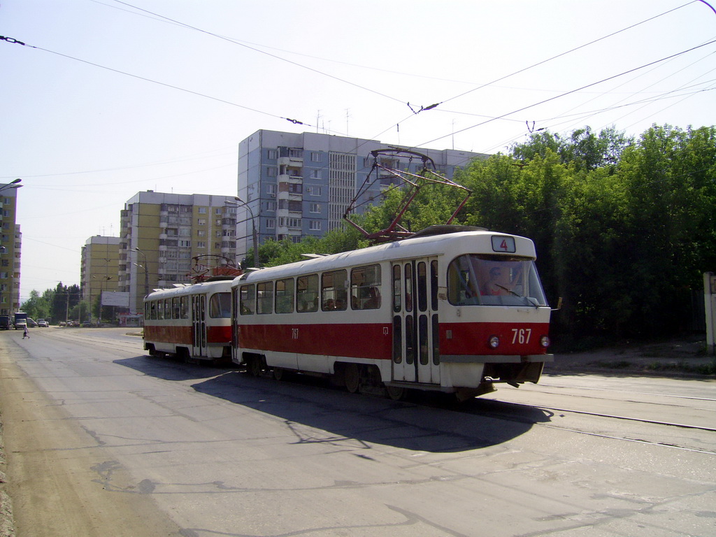 Самара, Tatra T3SU (двухдверная) № 767