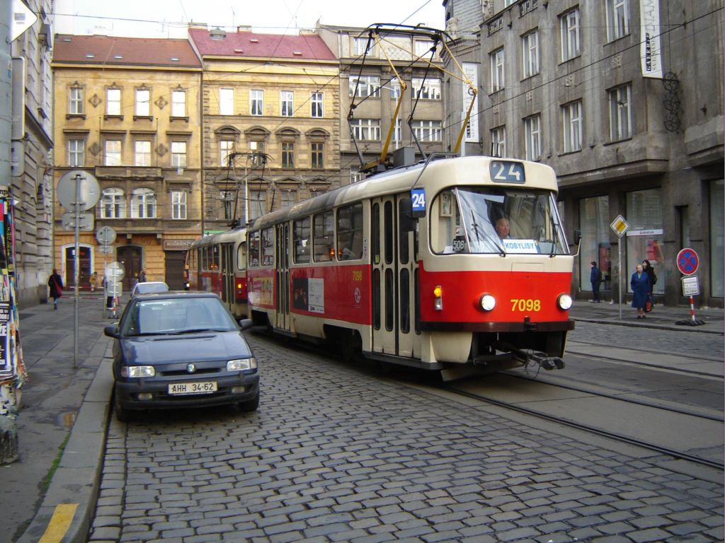 Prag, Tatra T3SUCS Nr. 7098