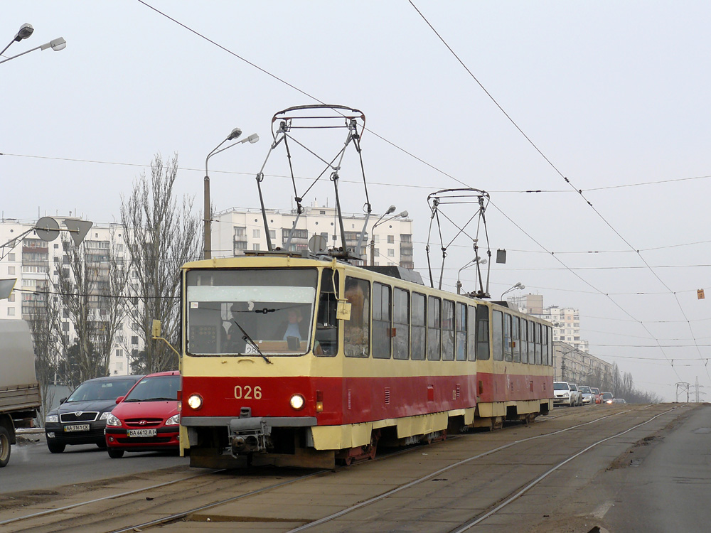 Киев, Tatra T6B5SU № 026