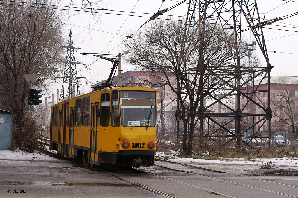 Алматы, Tatra KT4D № 1002
