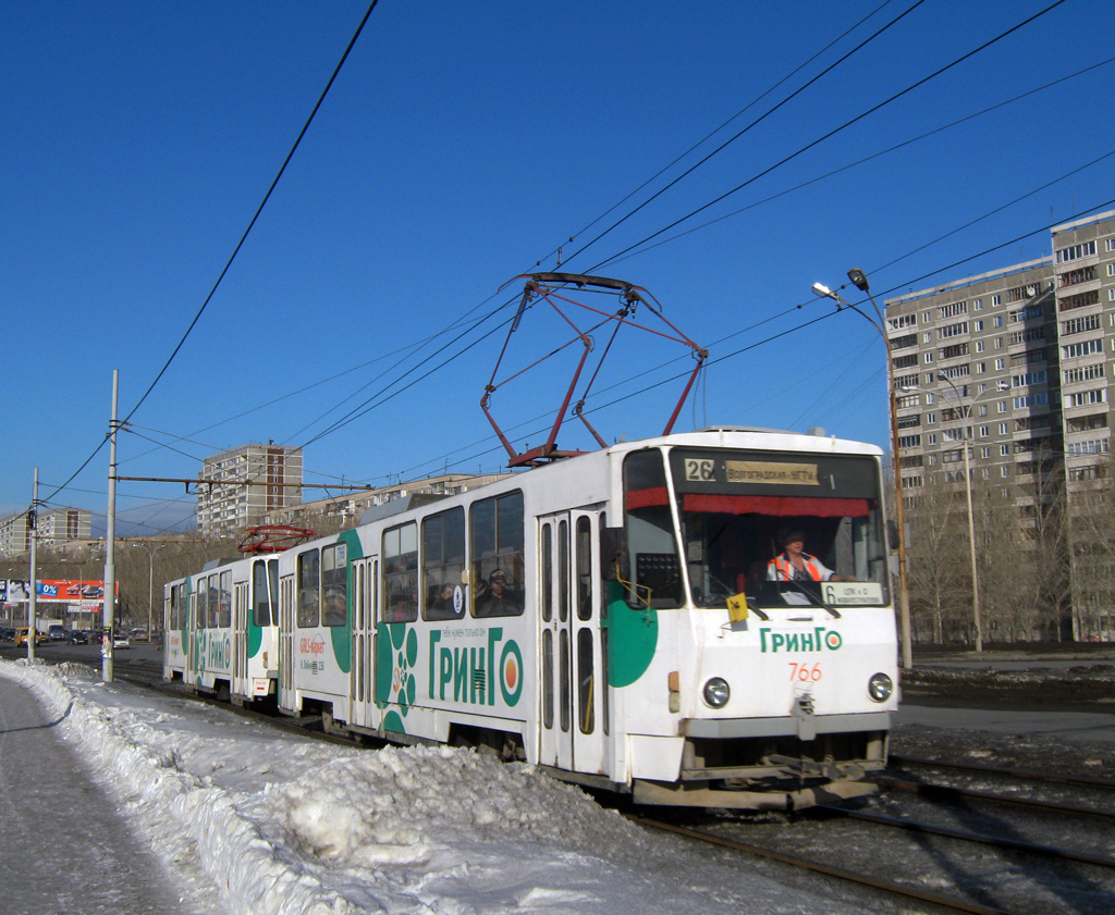 Екатеринбург, Tatra T6B5SU № 766