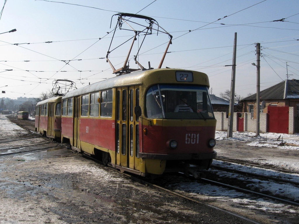 Харьков, Tatra T3SU № 601
