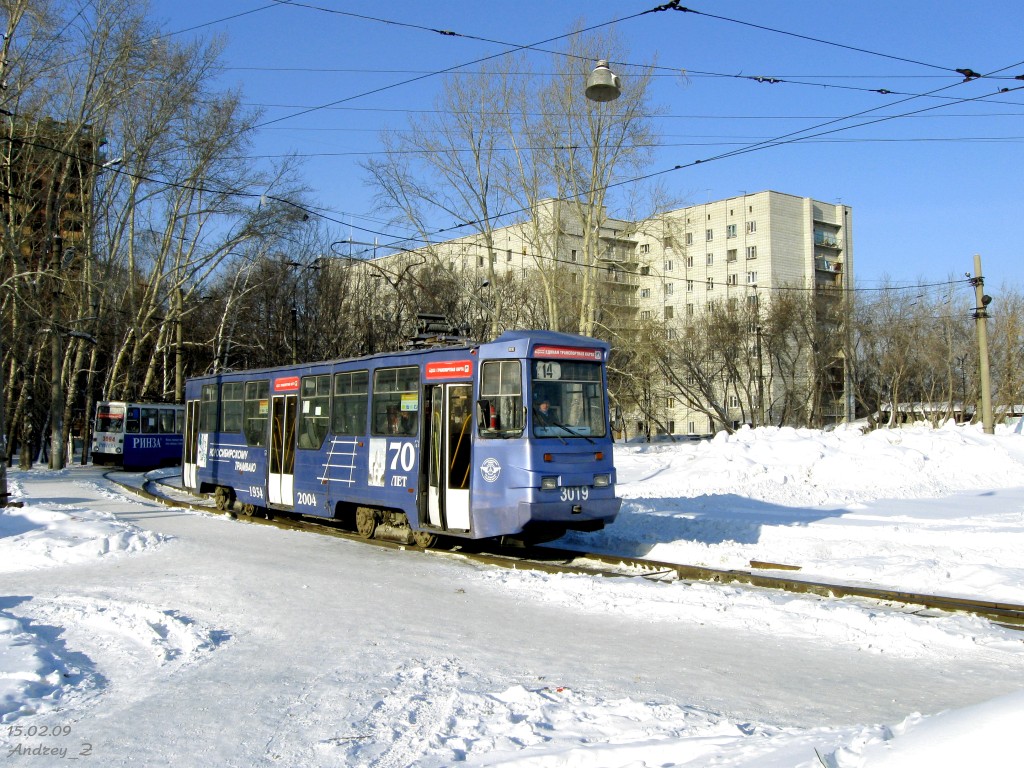 Новосибирск, 71-605 (КТМ-5М3) № 3019