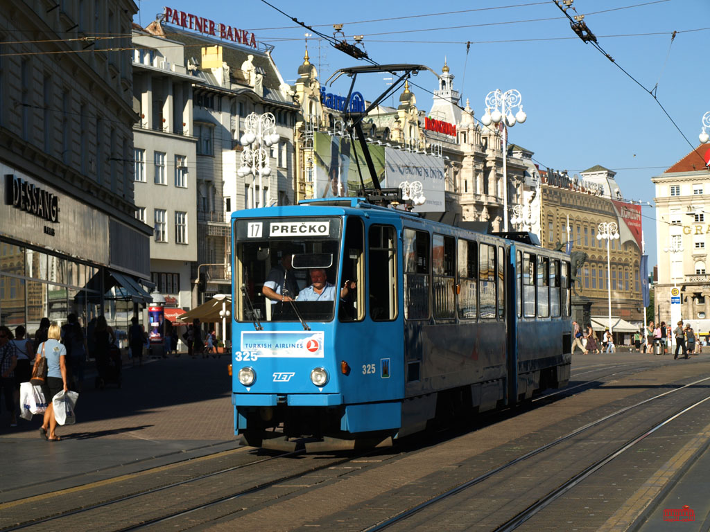 Загреб, Tatra KT4YU № 325
