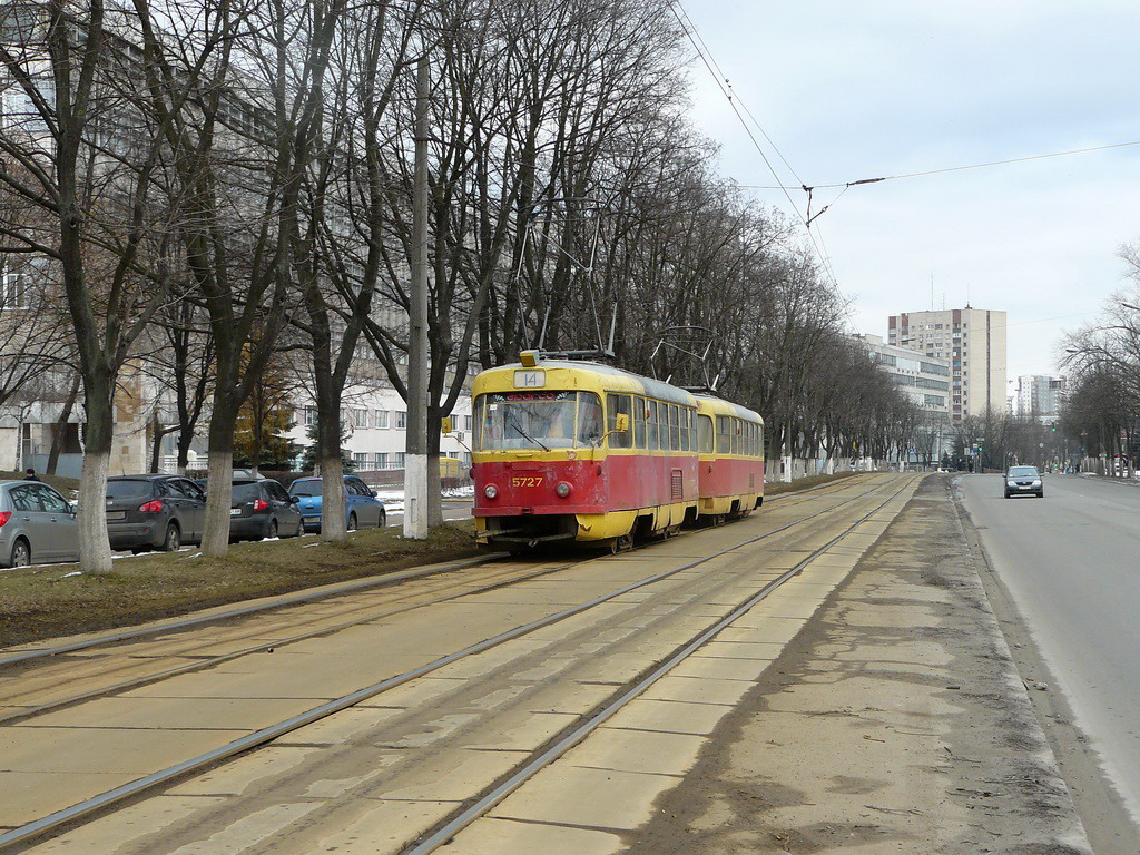 Киев, Tatra T3SU № 5727