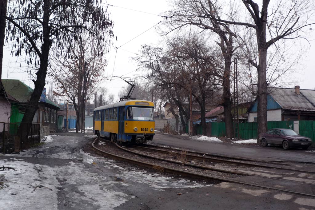 Алматы, Tatra T4D № 1040