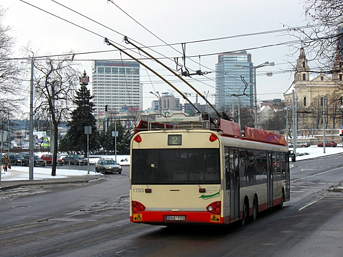 Вільнюс, Solaris Trollino II 15 AC № 1703