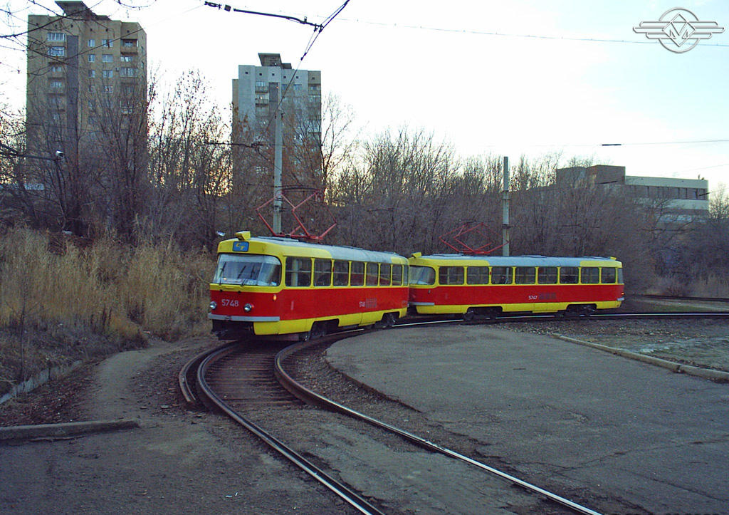 Волгоград, Tatra T3SU № 5748; Волгоград, Tatra T3SU № 5747