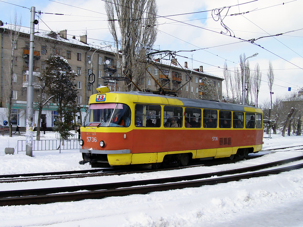 Волгоград, Tatra T3SU № 5736