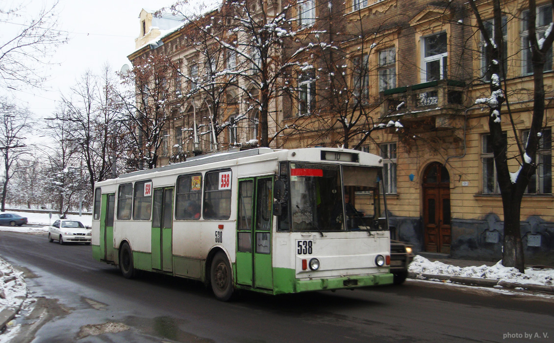 Львов, Škoda 14Tr02/6 № 538