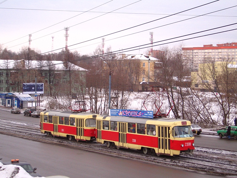 Ижевск, Tatra T3SU № 2308
