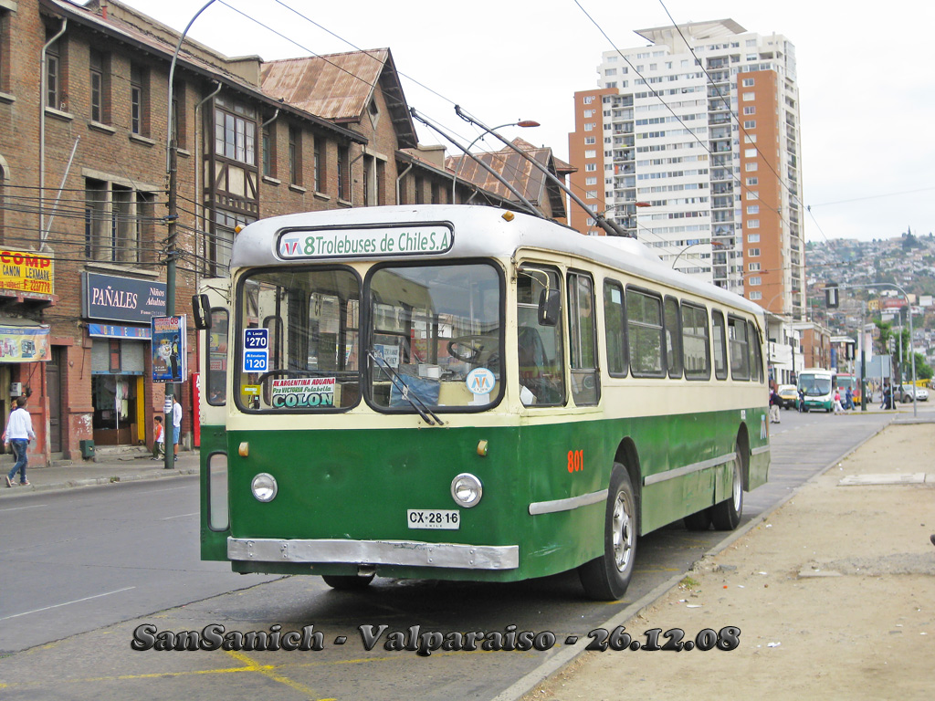 Вальпараисо, Pullman-Standard 45CX № 801