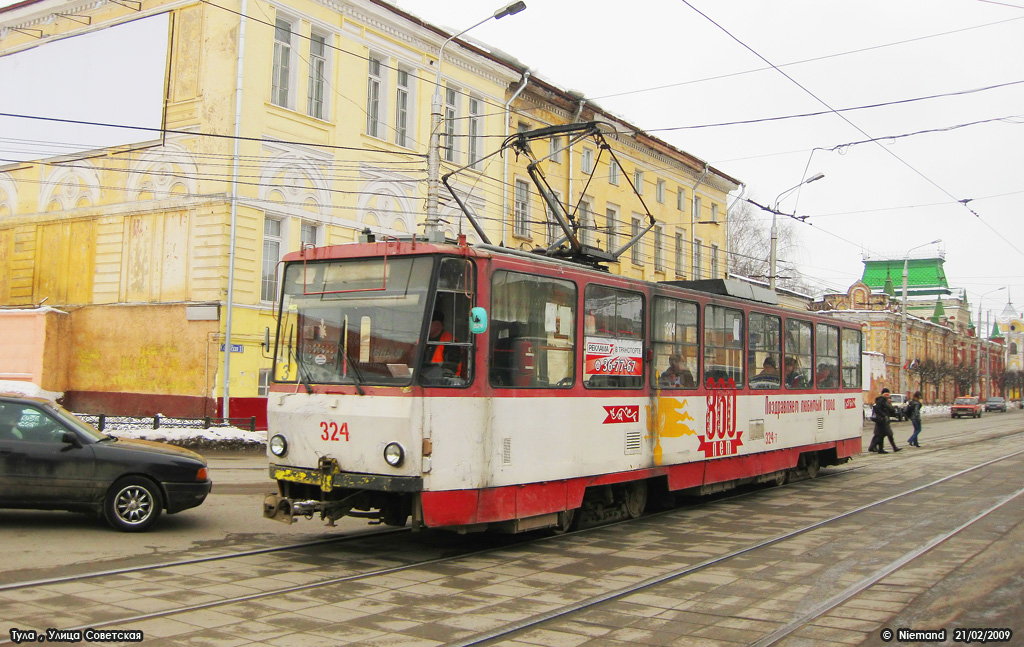 Toula, Tatra T6B5SU N°. 324