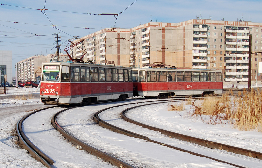 Магнитогорск, 71-605 (КТМ-5М3) № 2095 Магнитогорск, 71-605 (КТМ-5М3) № 2095