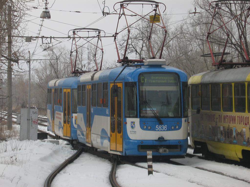 Волгоград, Tatra T3R.PV № 5836; Волгоград, Tatra T3R.PV № 5837