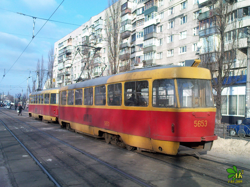 Киев, Tatra T3SU № 5653