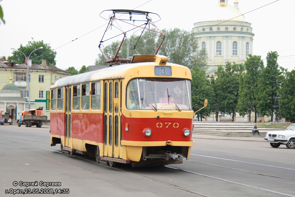 Орёл, Tatra T3SU № 070