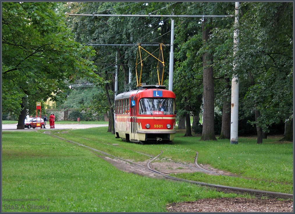 Прага, Tatra T3 № 5501