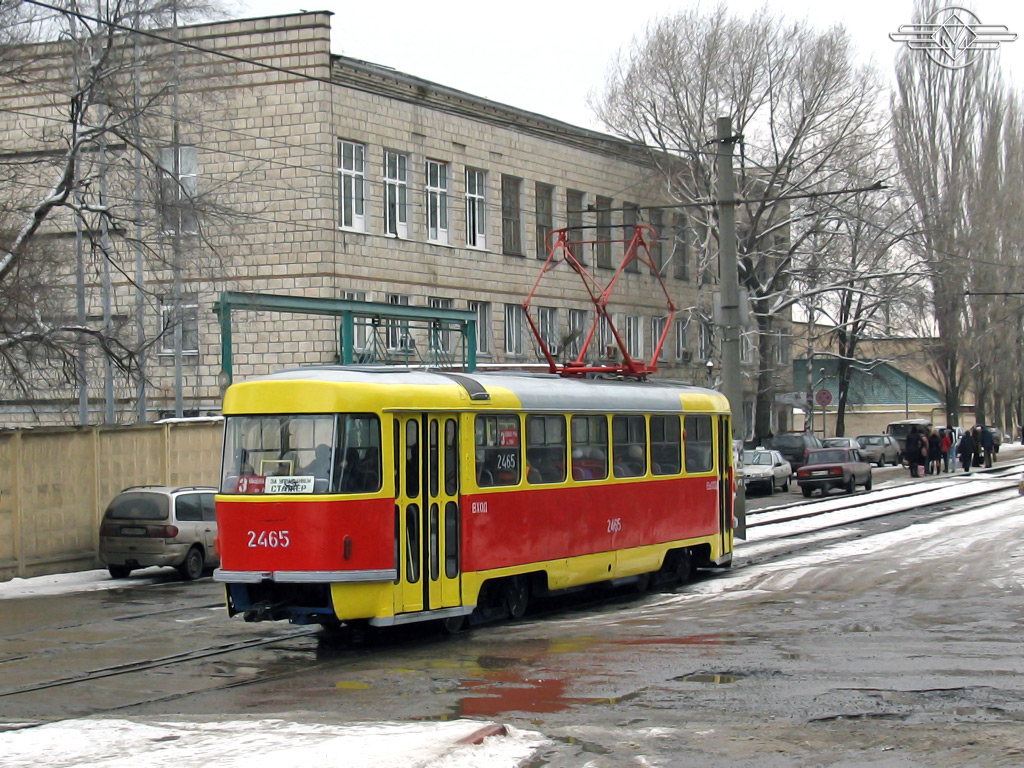Волгоград, Tatra T3SU (двухдверная) № 2465