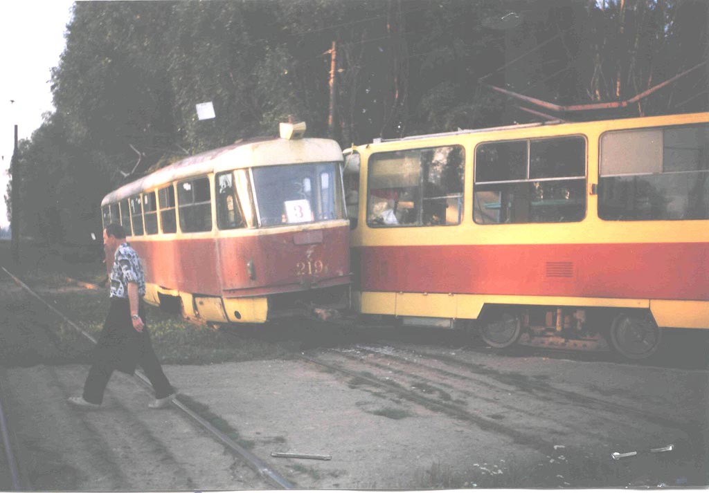 Курск, Tatra T3SU № 219; Курск — Происшествия