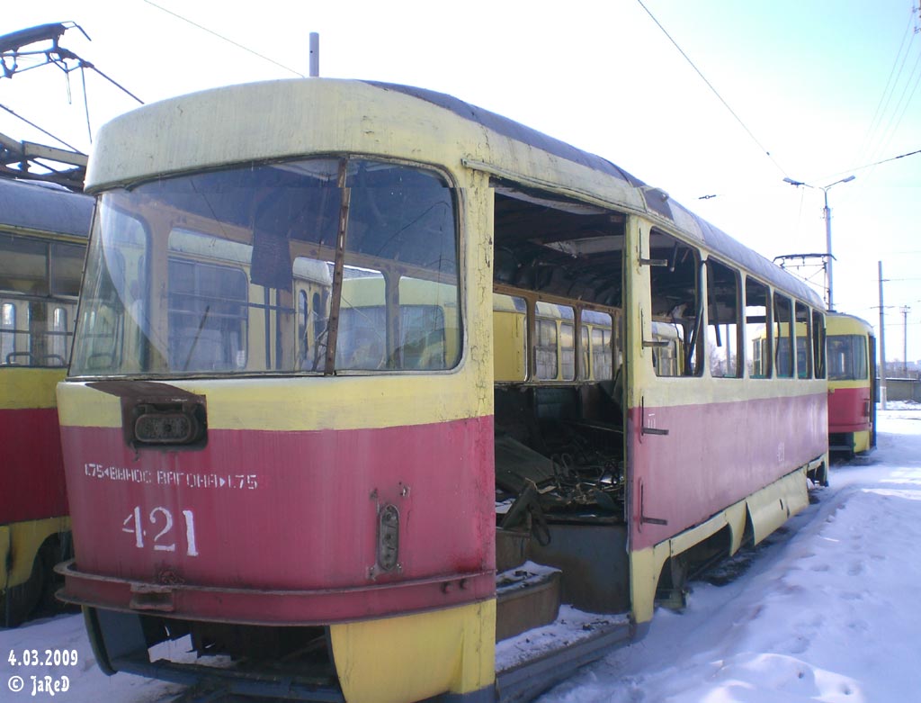 Курск, Tatra T3SU (двухдверная) № 421