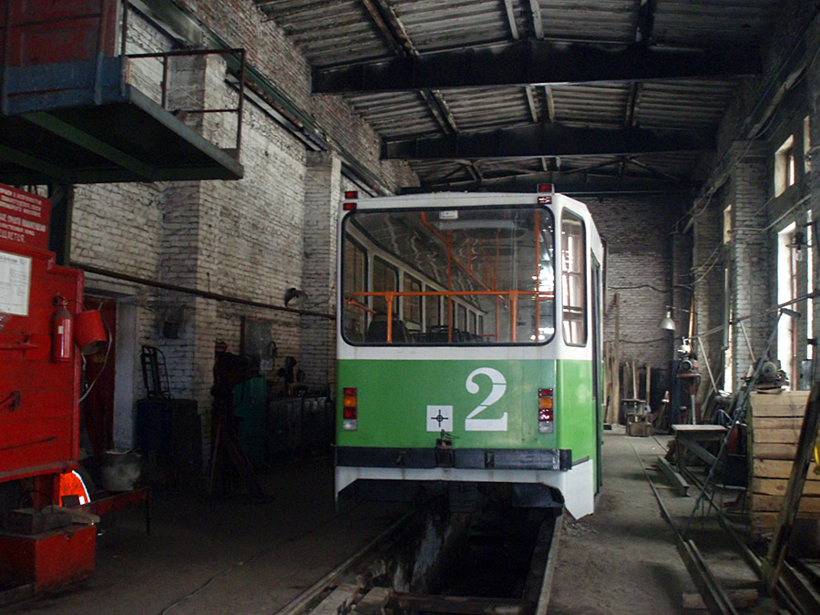 Volchansk, 71-402 № 2; Volchansk — Tram depot & Volchanka terminal