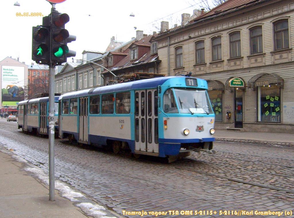 Рига, Tatra T3A № 5-2115