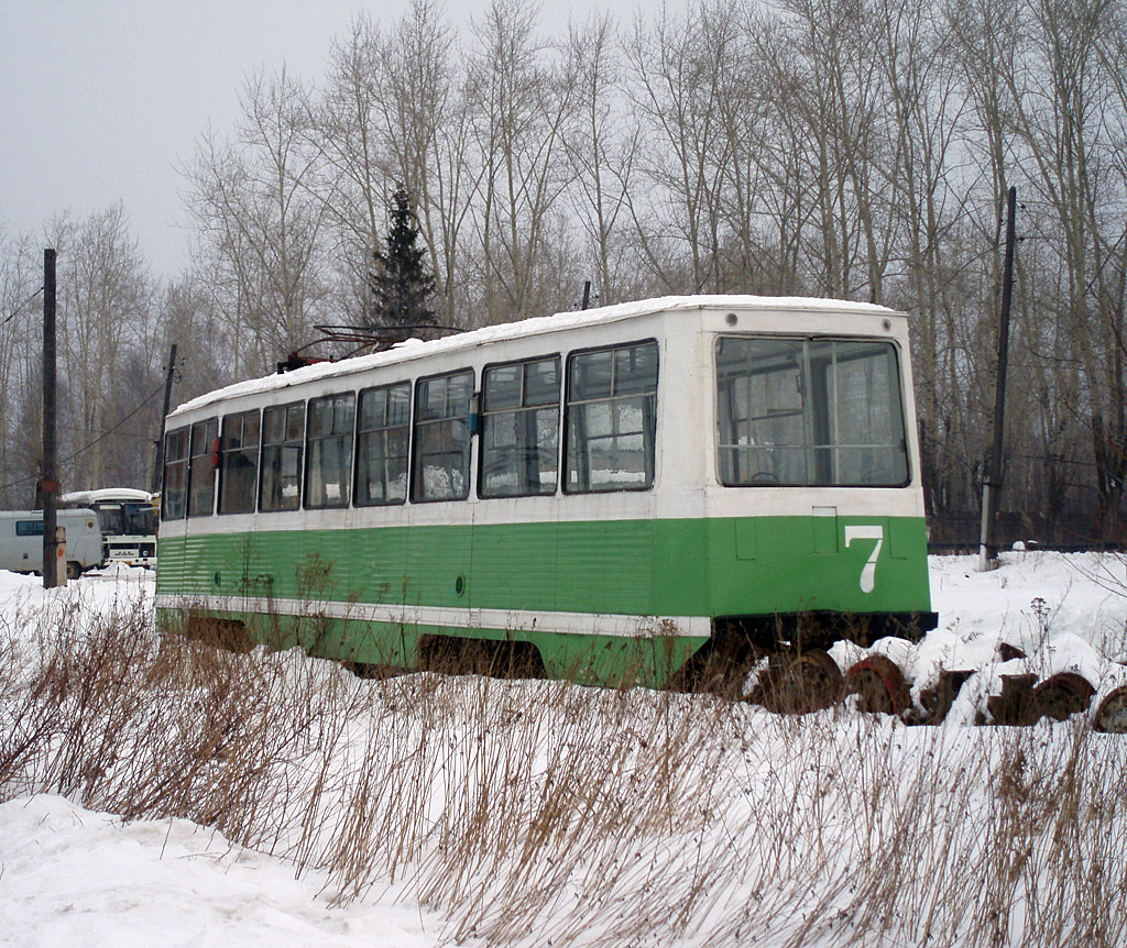Волчанск, 71-605 (КТМ-5М3) № 7; Волчанск — Трамвайное депо и кольцо "Волчанка" Волчанск, 71-605 (КТМ-5М3) № 7; Волчанск — Трамвайное депо и кольцо "Волчанка"