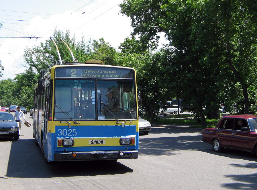 Алматы, Škoda 14Tr13/6M № 3025