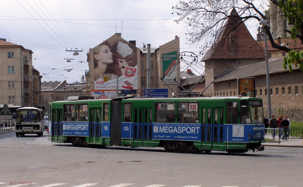 Львов, Tatra KT4SU № 1135