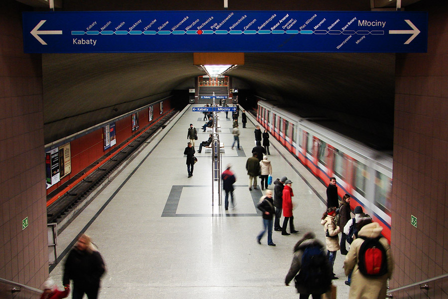 Варшава, Alstom Metropolis 98B № 1055; Варшава — Метрополитен