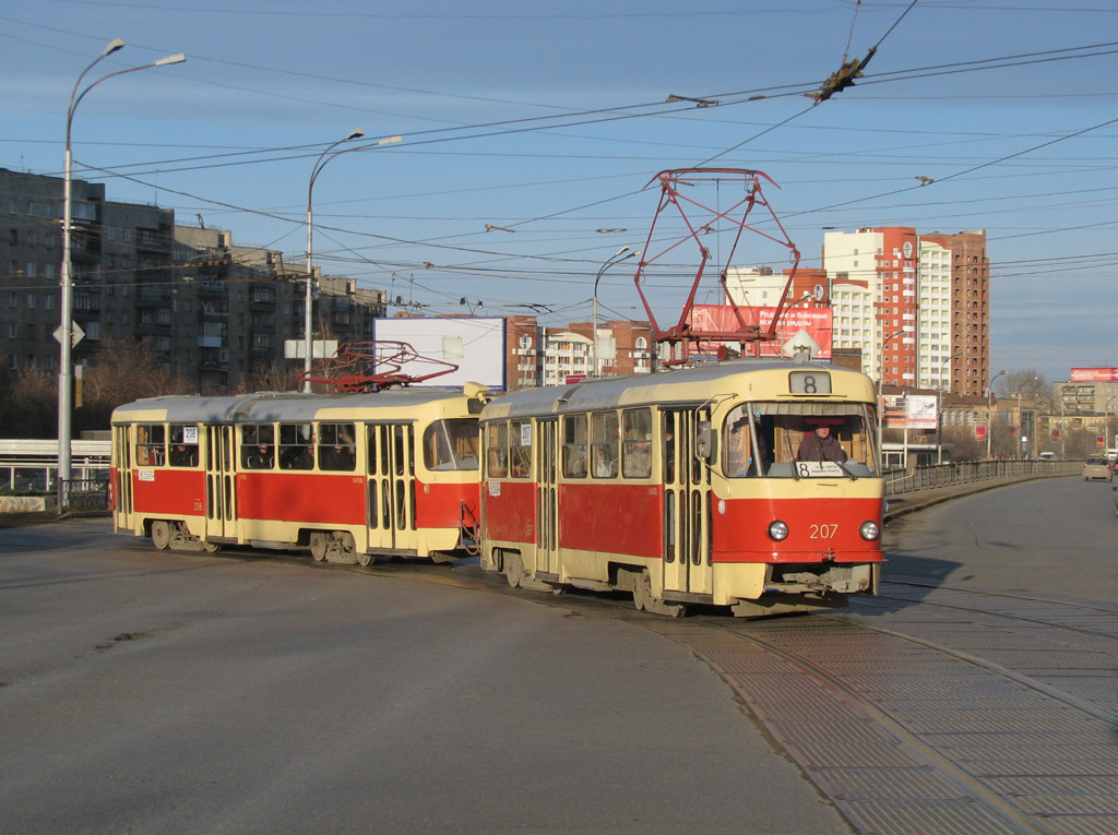 Екатеринбург, Tatra T3SU № 207