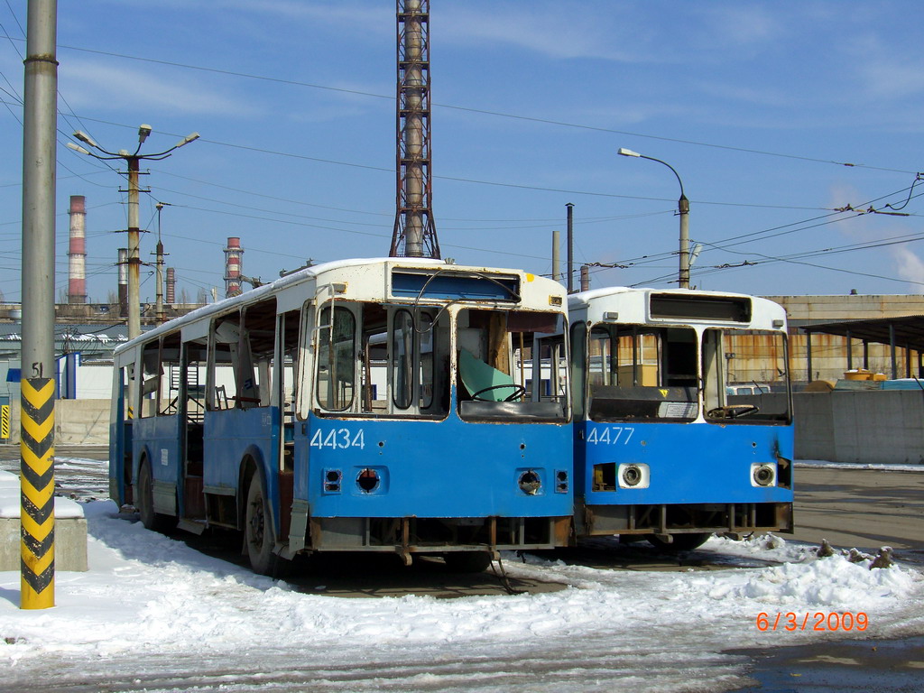 Volgograd, ZiU-682 (VZSM) № 4434; Volgograd — Depots: [4] Trolleybus depot # 4