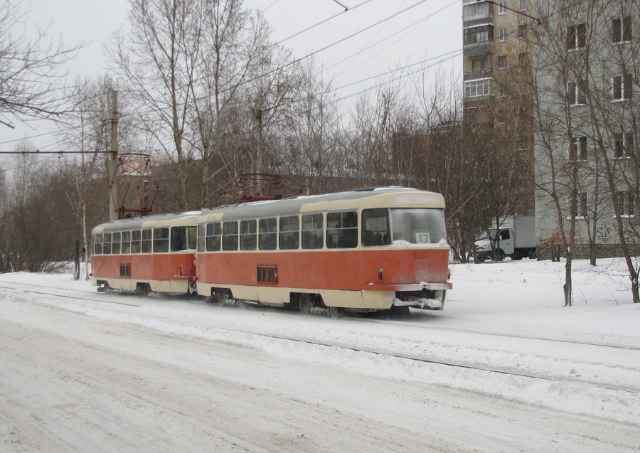 Екатеринбург, Tatra T3SU (двухдверная) № 015