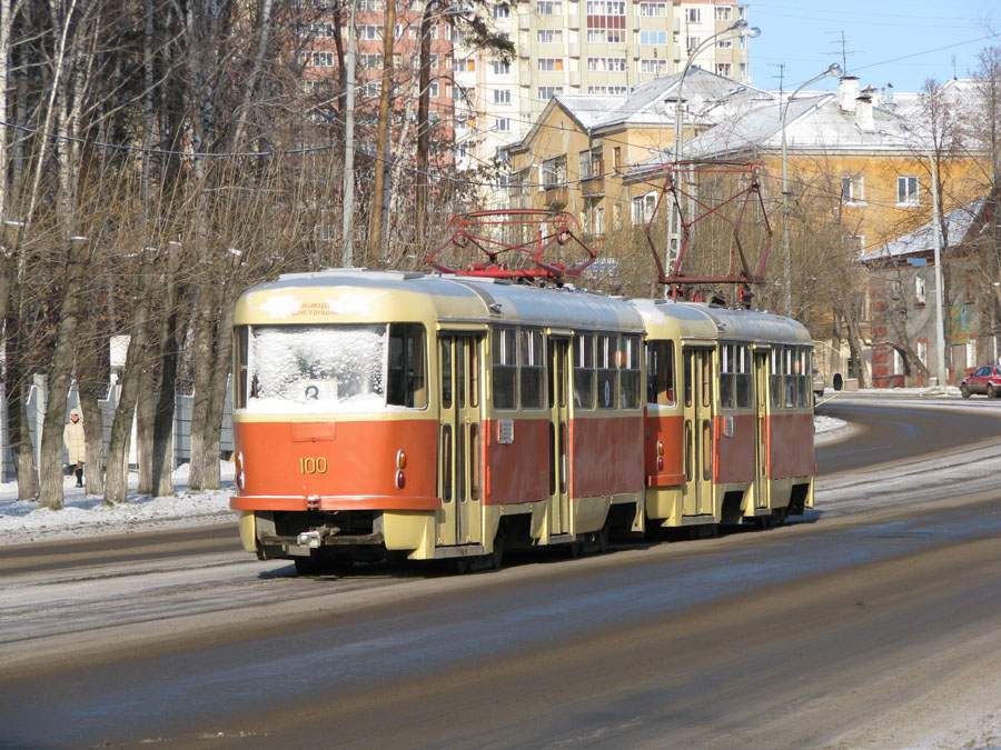 Jekaterinburg, Tatra T3SU (2-door) Nr. 100