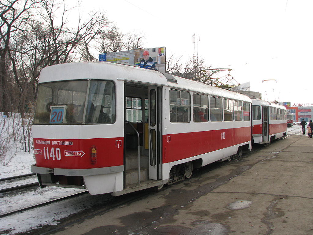 Самара, Tatra T3SU (двухдверная) № 1140
