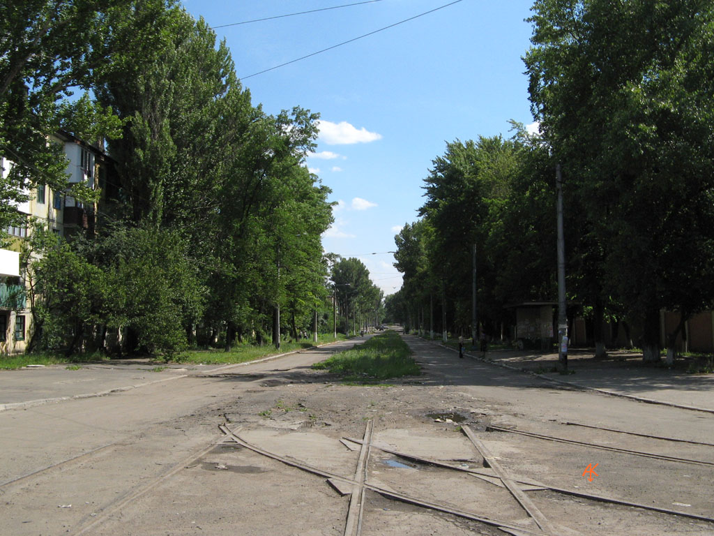 Makiïvka — Abandoned tram lines