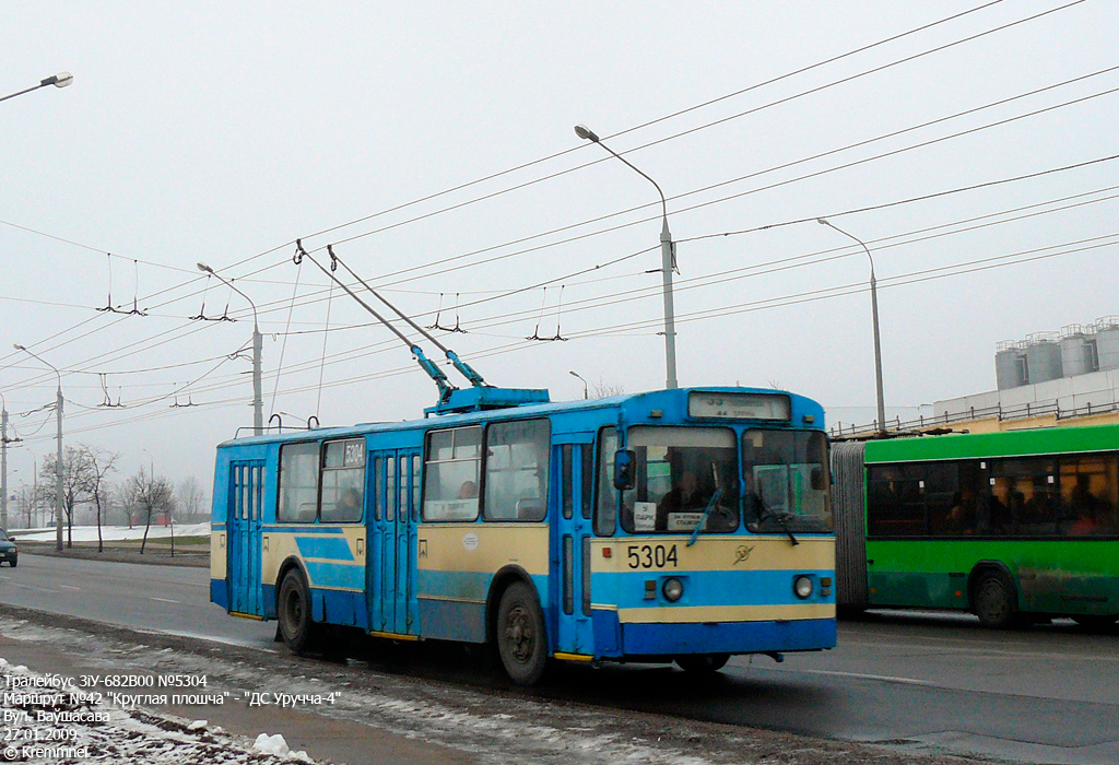 Минск, ЗиУ-682В-012 [В0А] № 5304