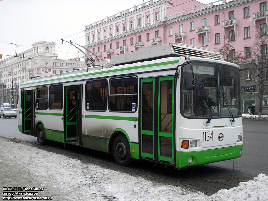 Chelyabinsk, LiAZ-5280 (VZTM) nr. 1134