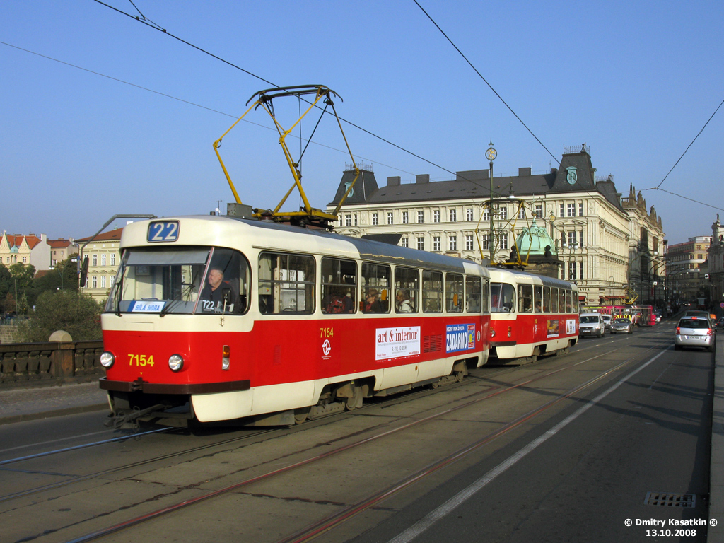 Прага, Tatra T3SUCS № 7154