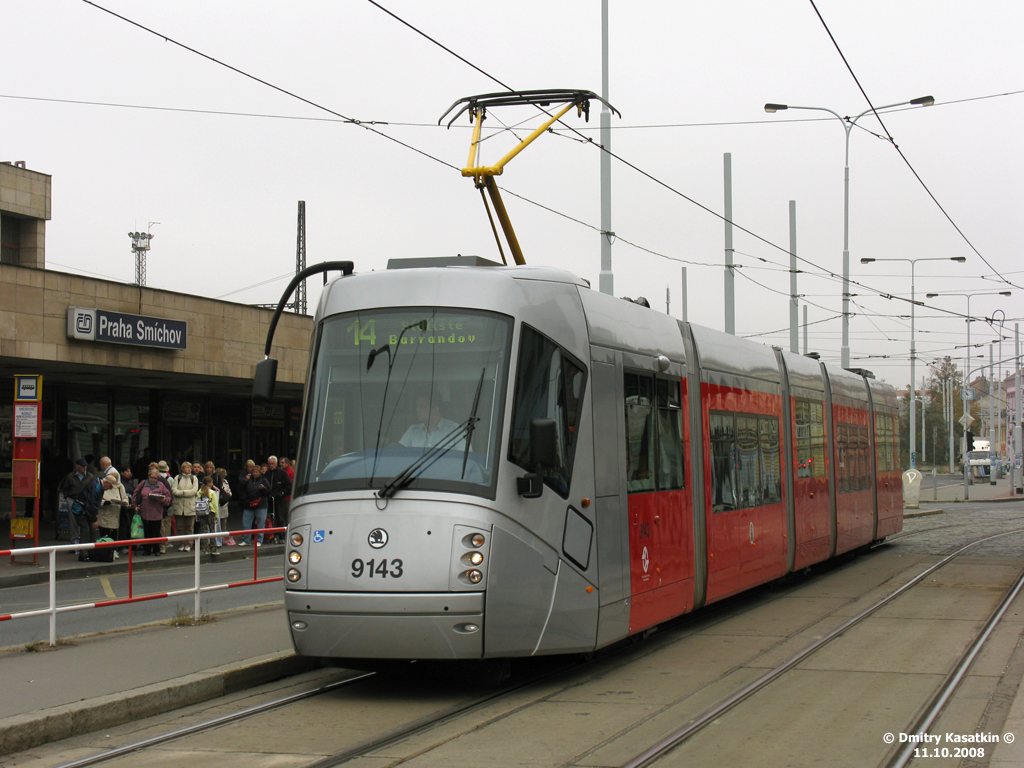 Прага, Škoda 14T Elektra № 9143