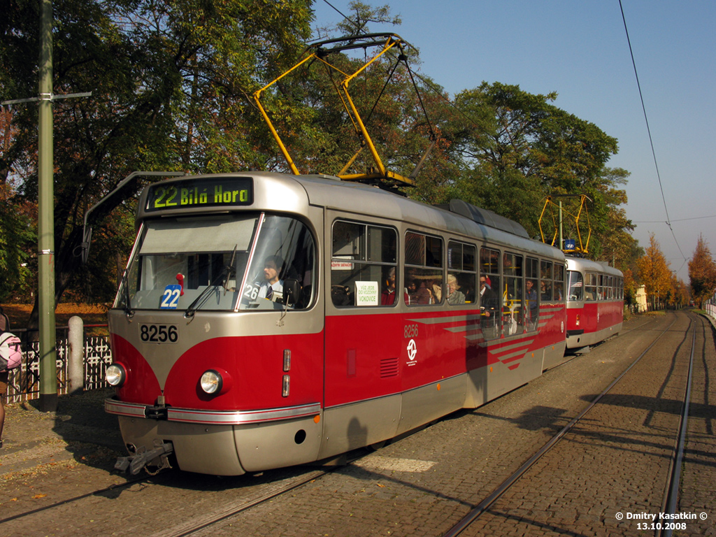 Прага, Tatra T3R.PLF № 8256